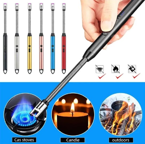 360° USB Rechargeable Plasma Arc Lighter 🔥